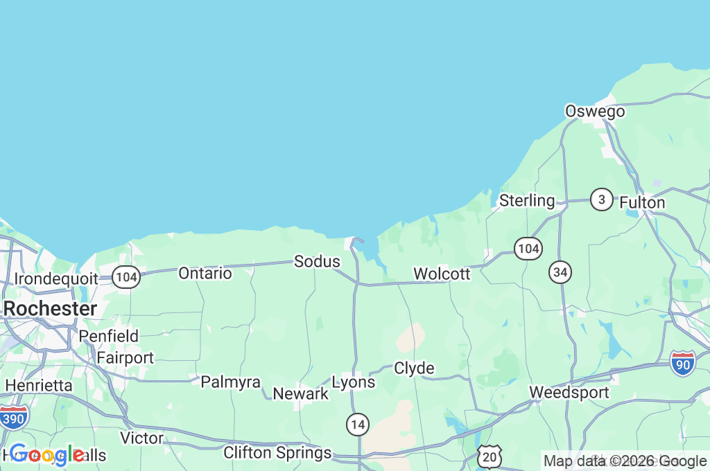 Faro de Sodus Point Area Map Faro de Sodus Point Area Map