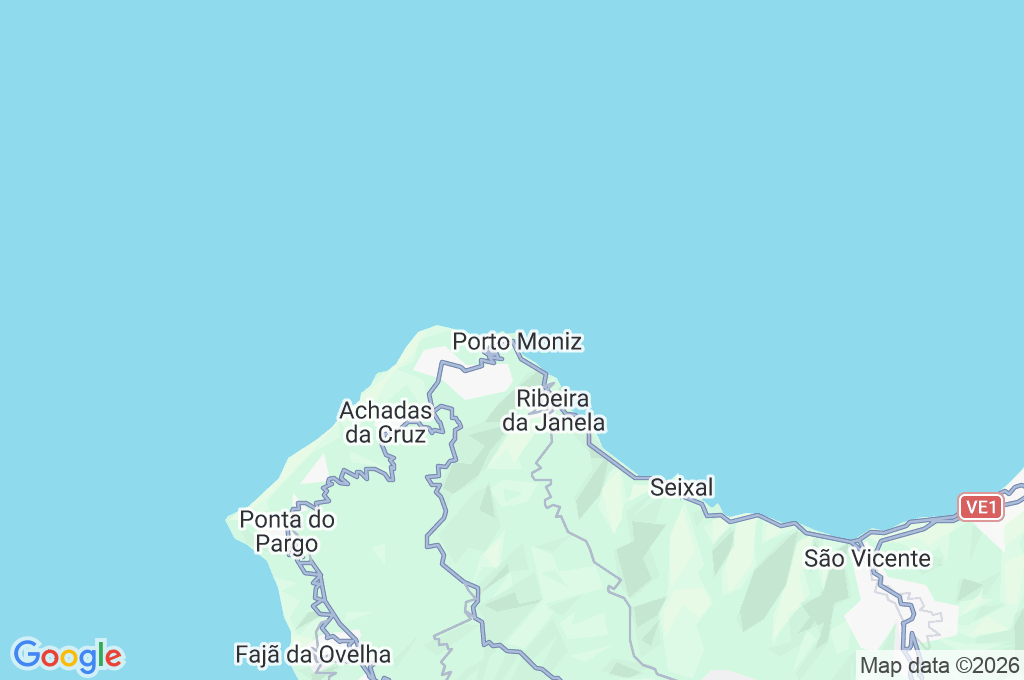 Porto Moniz Area Map Porto Moniz Area Map