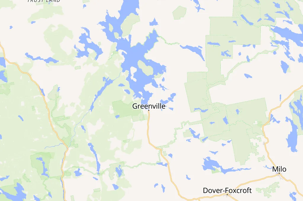 Greenville Area Map Greenville Area Map