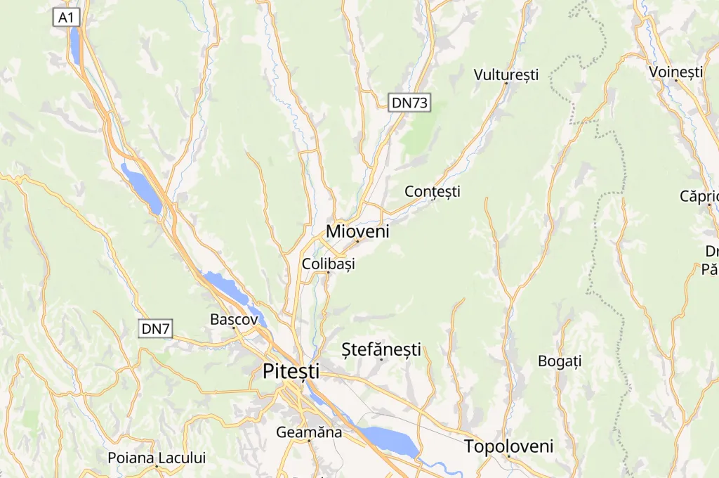 Centro Cultural de Mioveni Area Map Centro Cultural de Mioveni Area Map