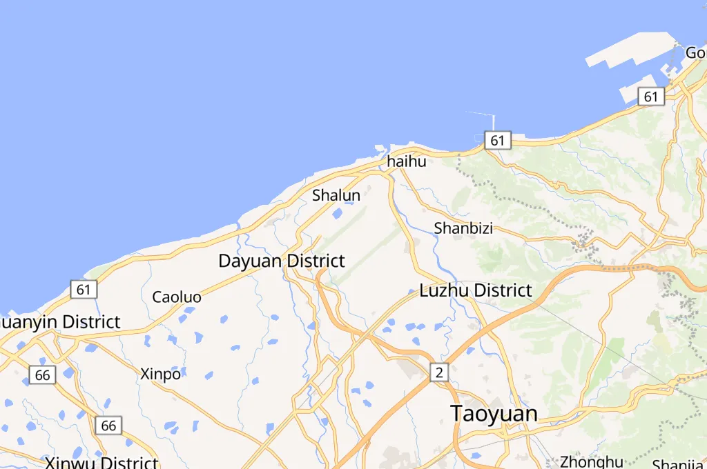 Aeropuerto Internacional de Taoyuan Area Map Aeropuerto Internacional de Taoyuan Area Map