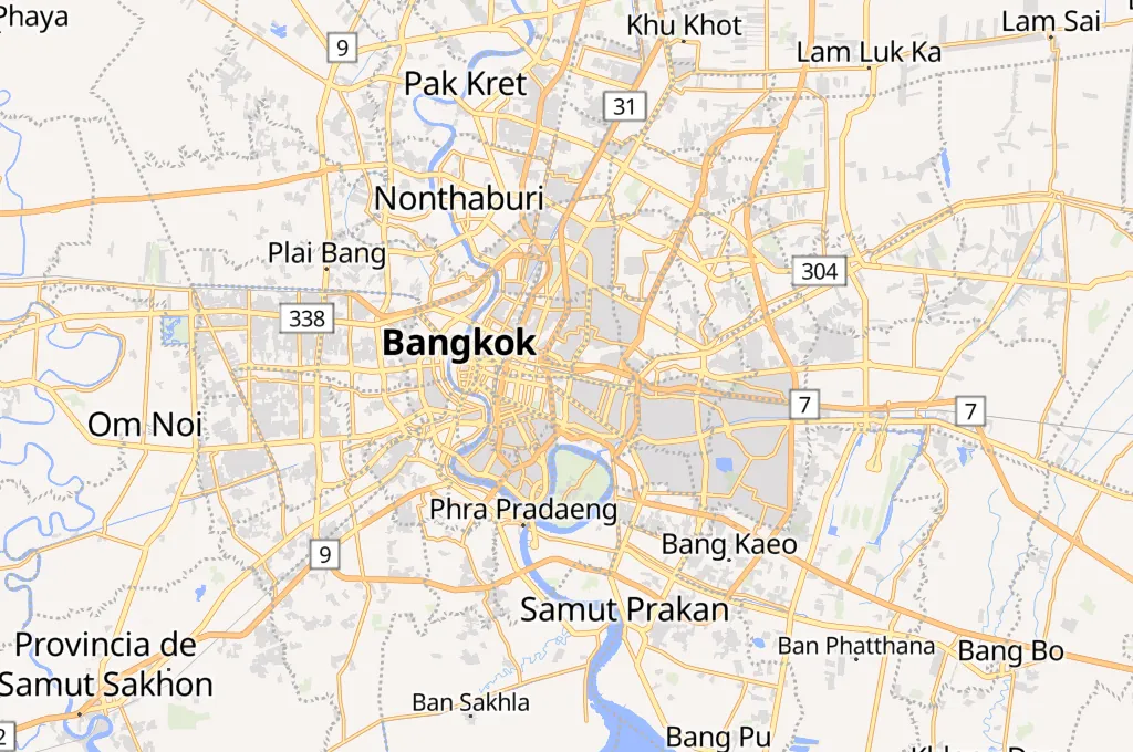 Phetchaburi Road Area Map Phetchaburi Road Area Map