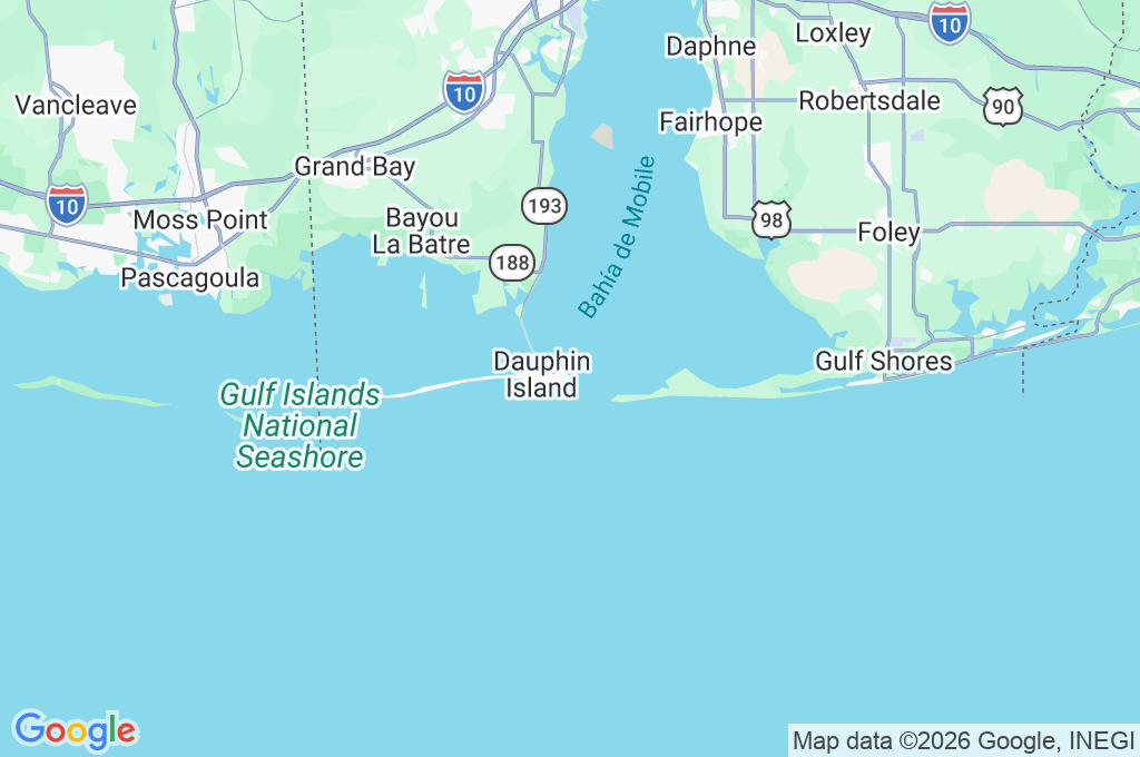 Dauphin Island Sea Lab Area Map Dauphin Island Sea Lab Area Map