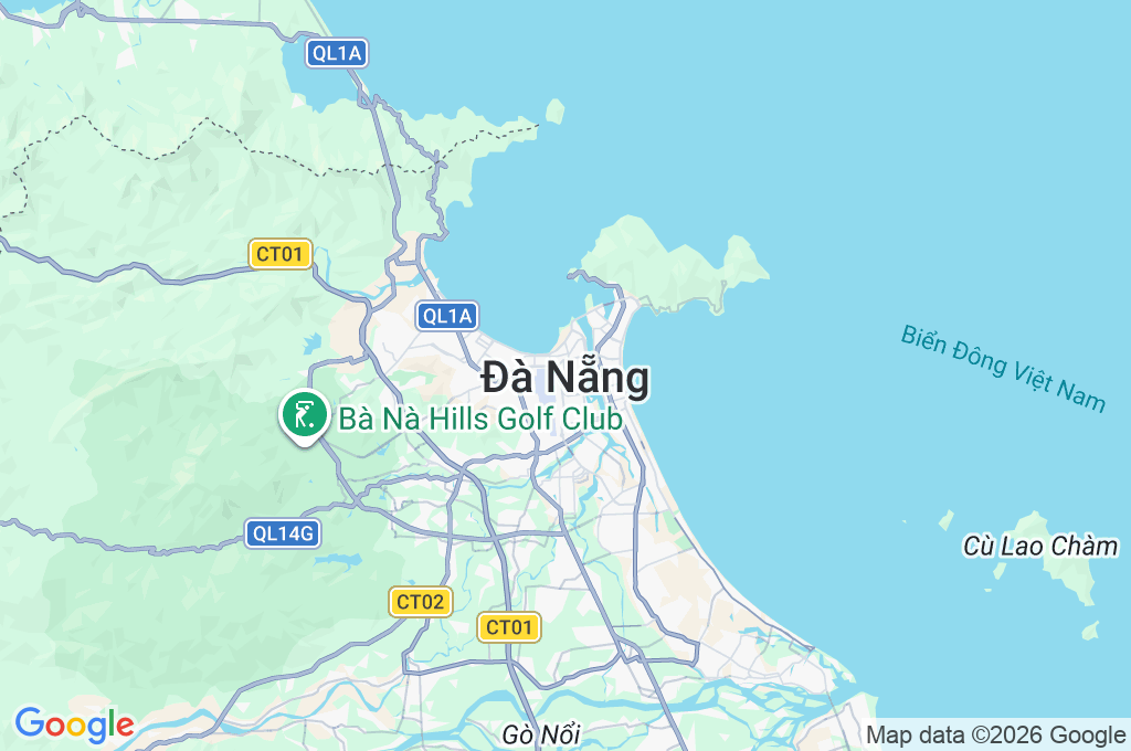 Da Nang Area Map
