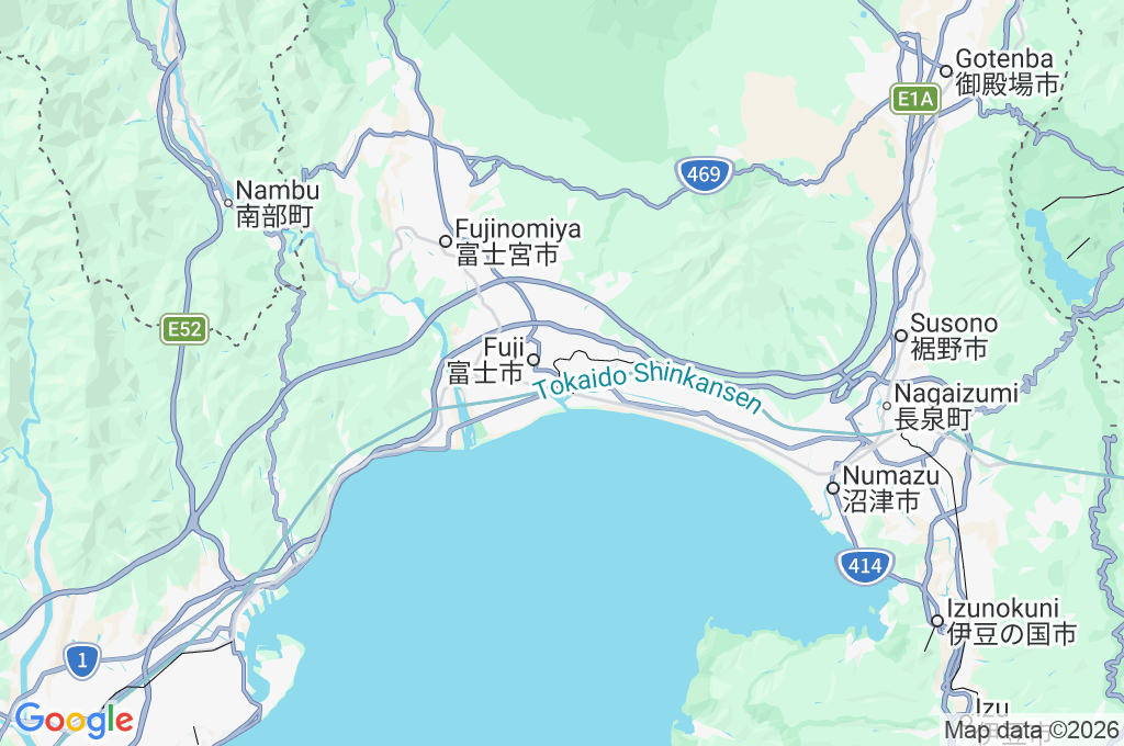 Ferrocarril Gakunan Area Map Ferrocarril Gakunan Area Map