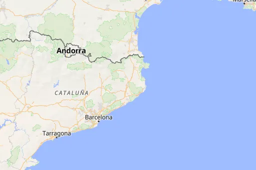 Map of Girona