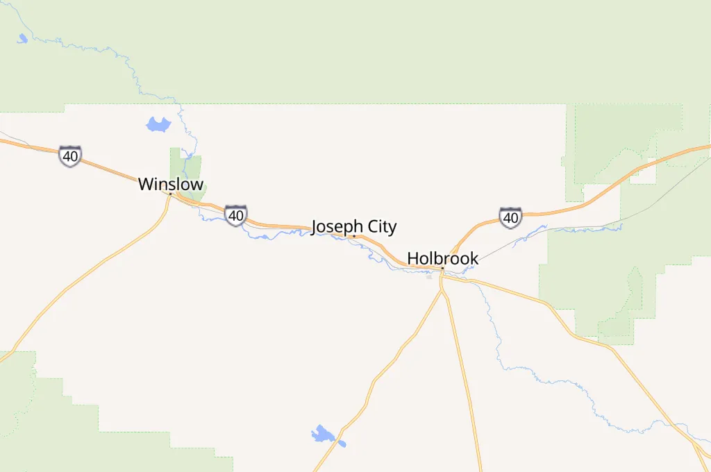 Joseph City Area Map