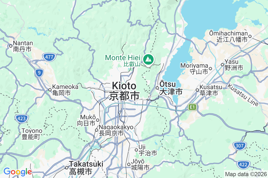 Eikandō Zenrin-ji Area Map Eikandō Zenrin-ji Area Map