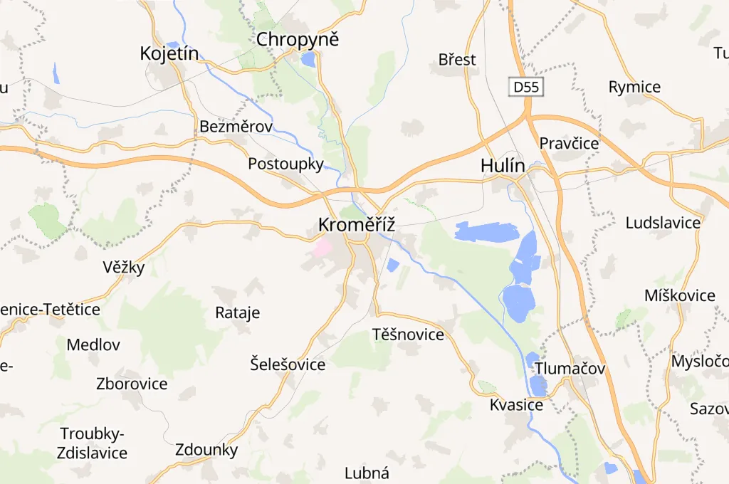 Husovo náměstí Area Map Husovo náměstí Area Map