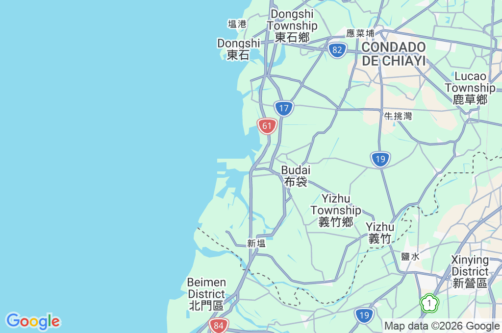 Puerto Pesquero de Budai Area Map