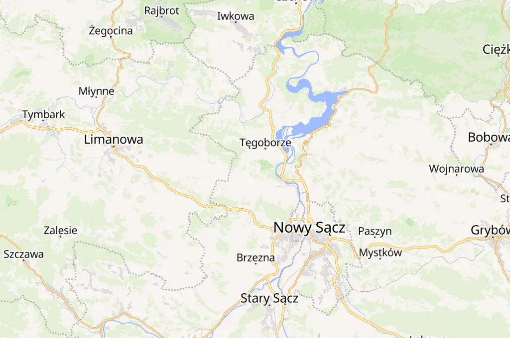 Białowodzka Góra Area Map Białowodzka Góra Area Map