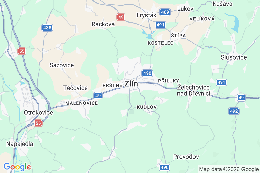 náměstí Práce Area Map náměstí Práce Area Map