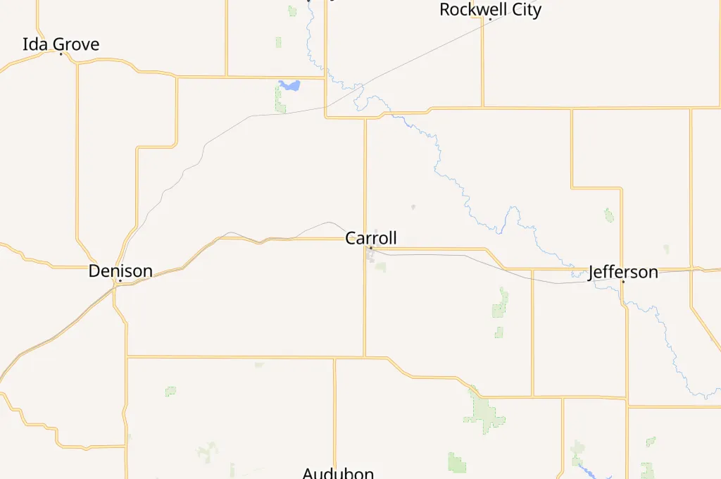 Carroll Area Map