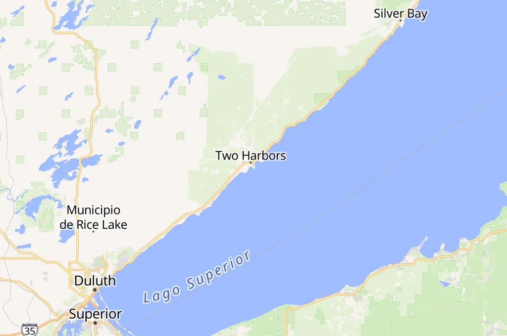 Two Harbors Area Map Two Harbors Area Map