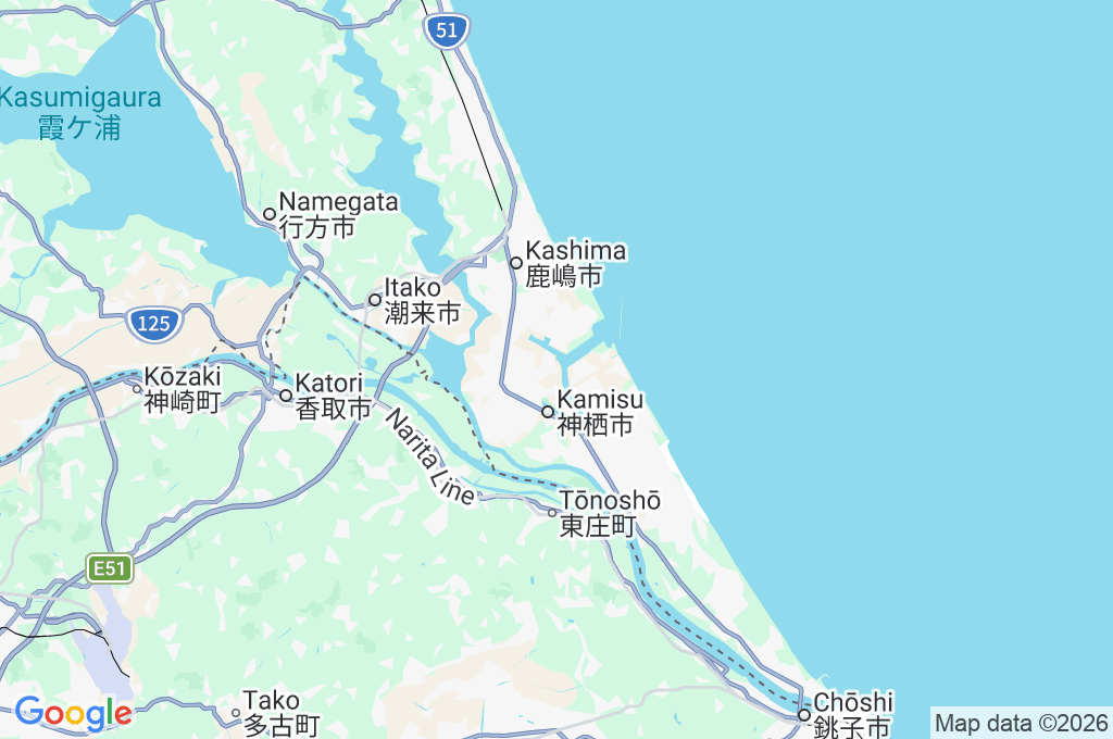 Puerto de Kashima Area Map Puerto de Kashima Area Map