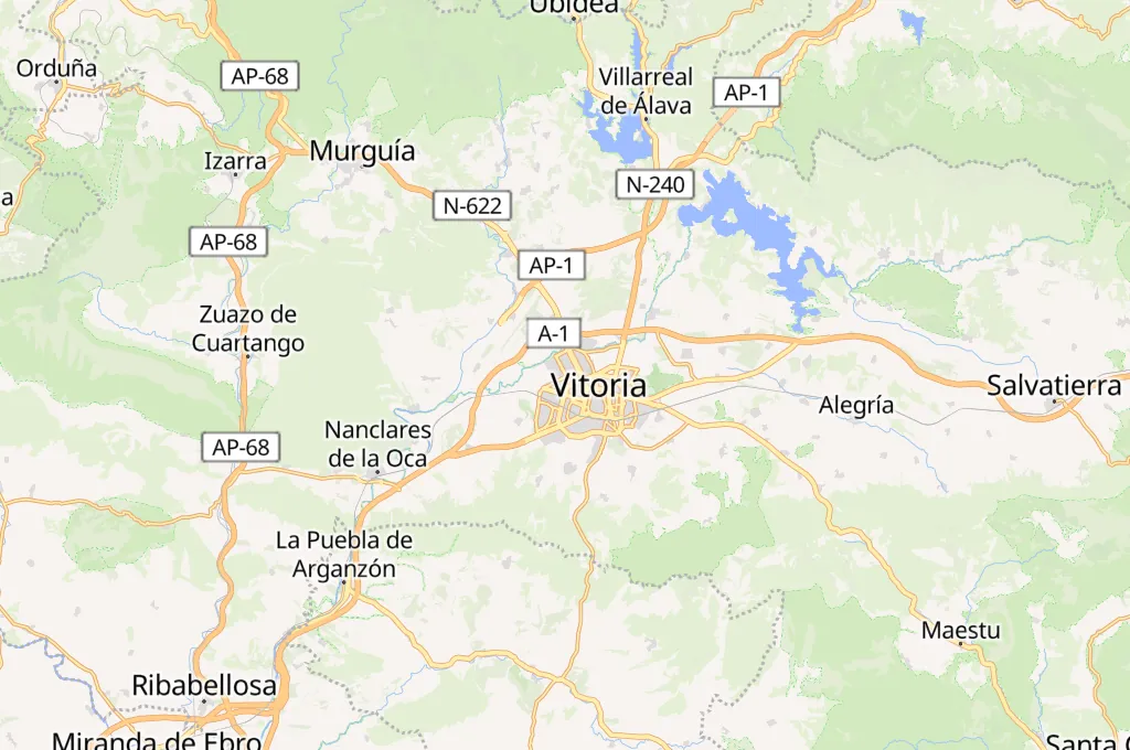 Vitoria-Gasteiz Area Map Vitoria-Gasteiz Area Map
