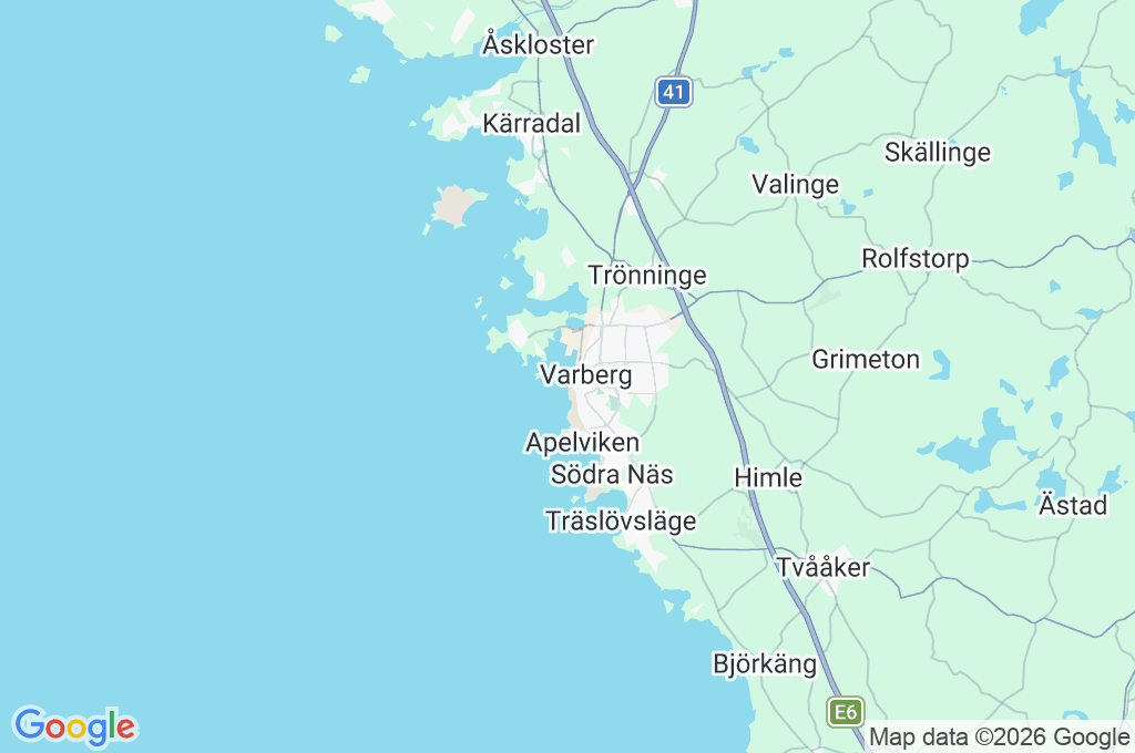 Varbergs Fästning Area Map