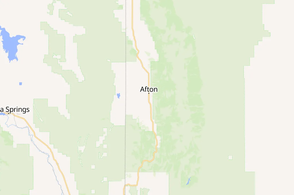 Aeropuerto Municipal de Afton Area Map