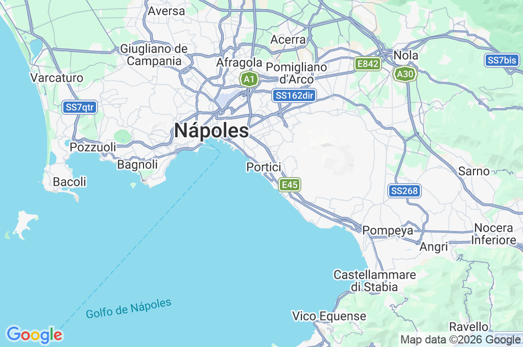 Portici Area Map