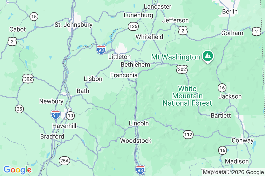 Cannon Mountain Area Map Cannon Mountain Area Map