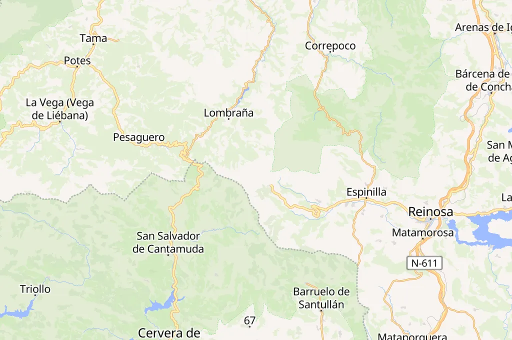 Alto Campoo Area Map Alto Campoo Area Map
