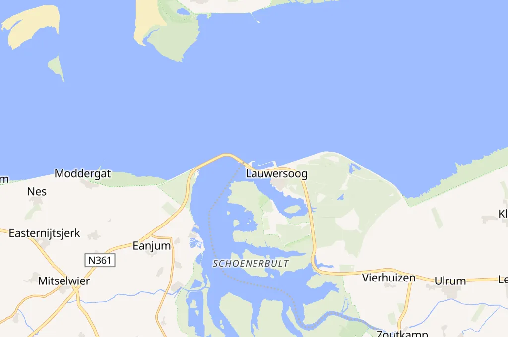 WEC Lauwersoog Area Map WEC Lauwersoog Area Map