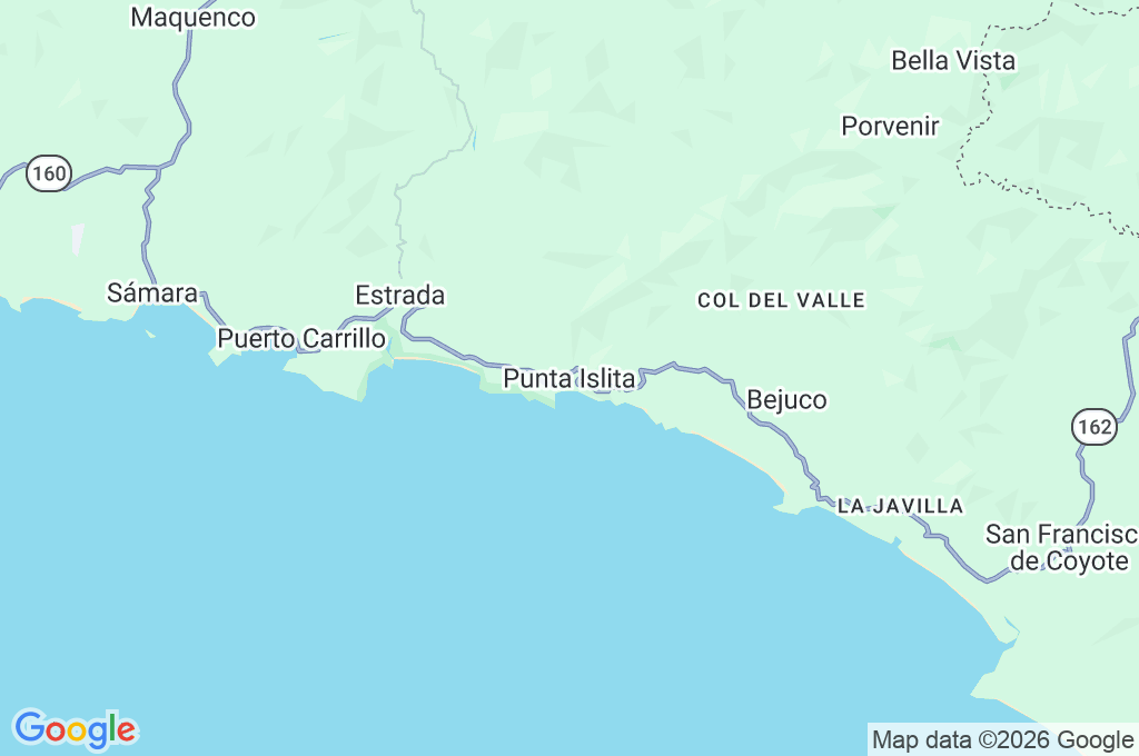 Punta Islita Area Map