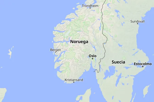 Map of Noruega