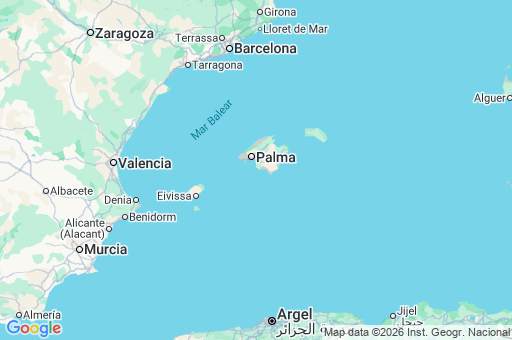 Map of Islas Baleares