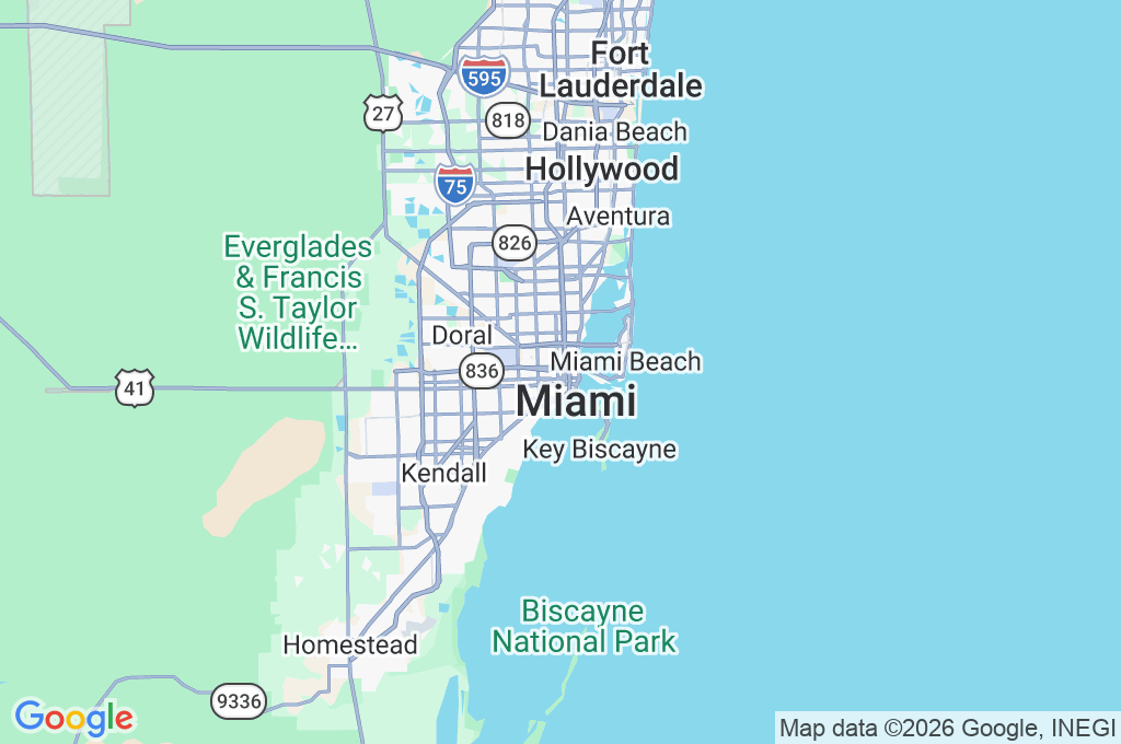 Río Miami Area Map