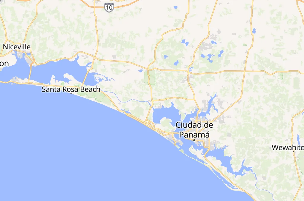 Watersound Area Map