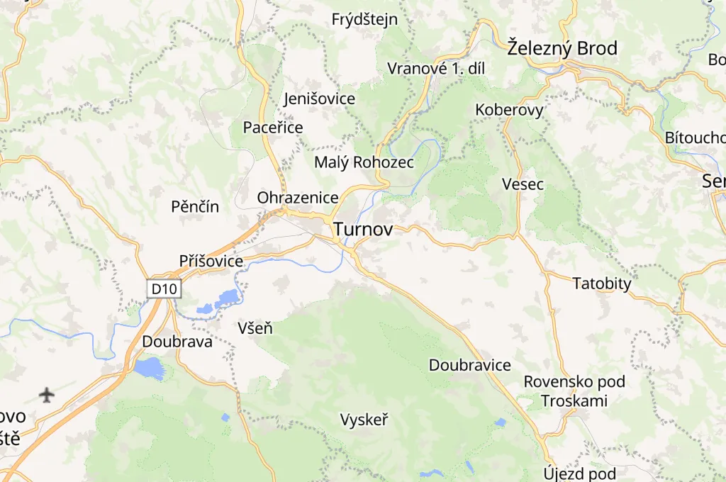 Náměstí Českého ráje Area Map