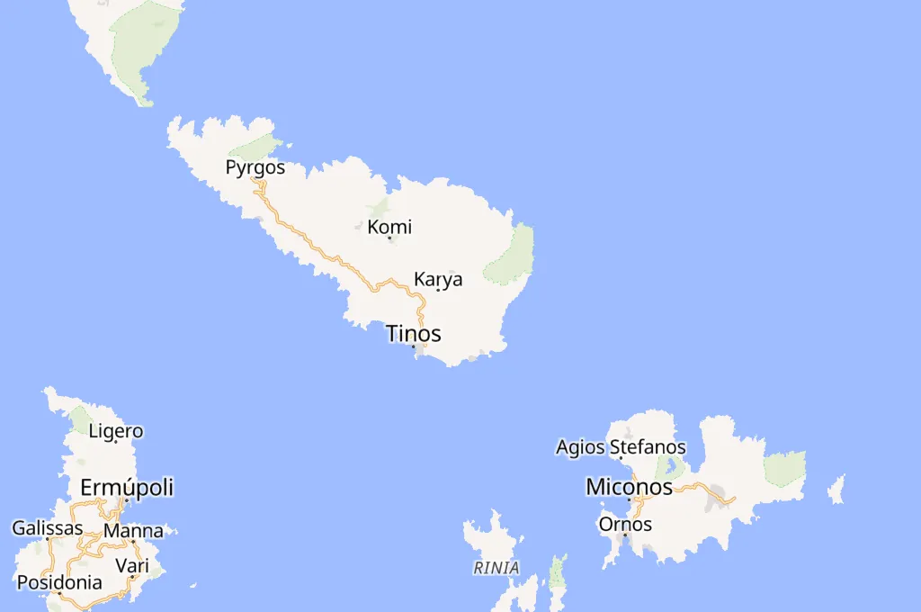 Dio Choria Area Map Dio Choria Area Map