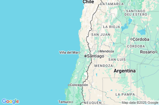 Map of Región de Valparaíso