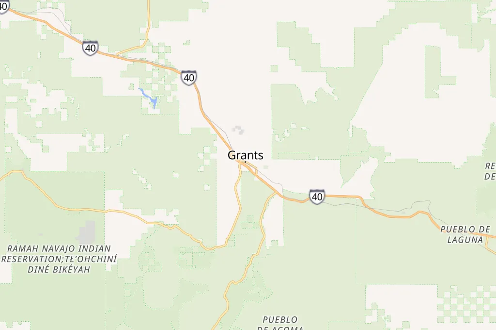 Grants Area Map