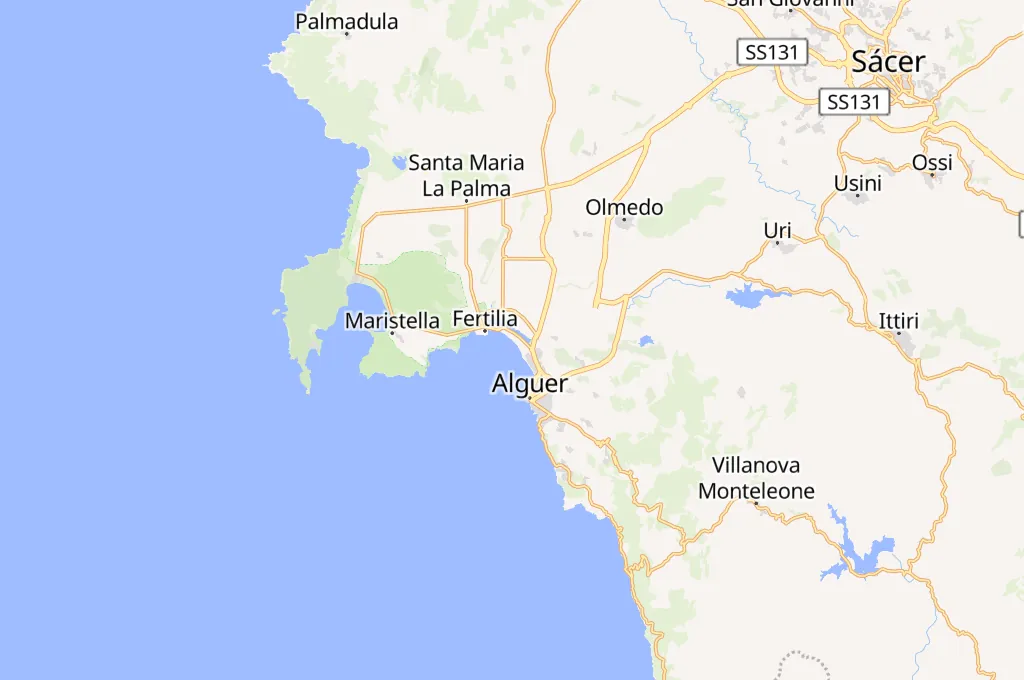 Maria Pia Area Map