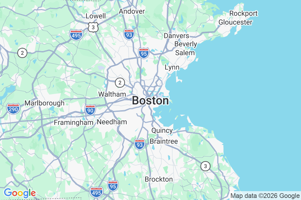 Boston Area Map Boston Area Map