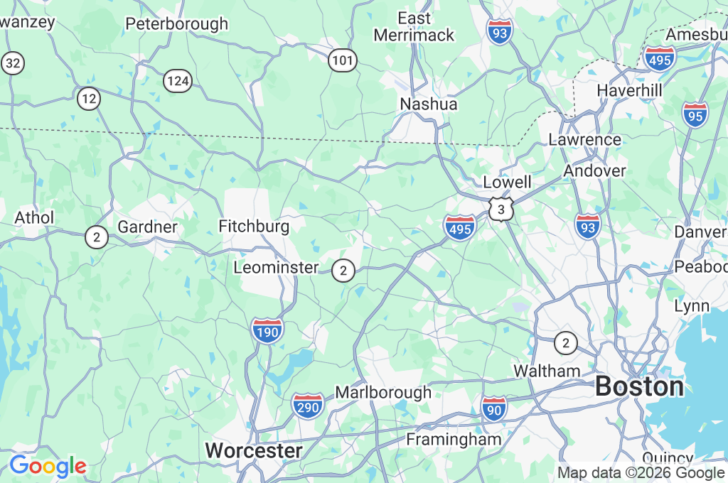 Ayer Area Map