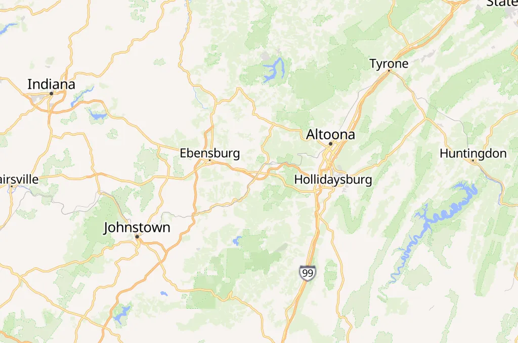 Cresson Area Map Cresson Area Map