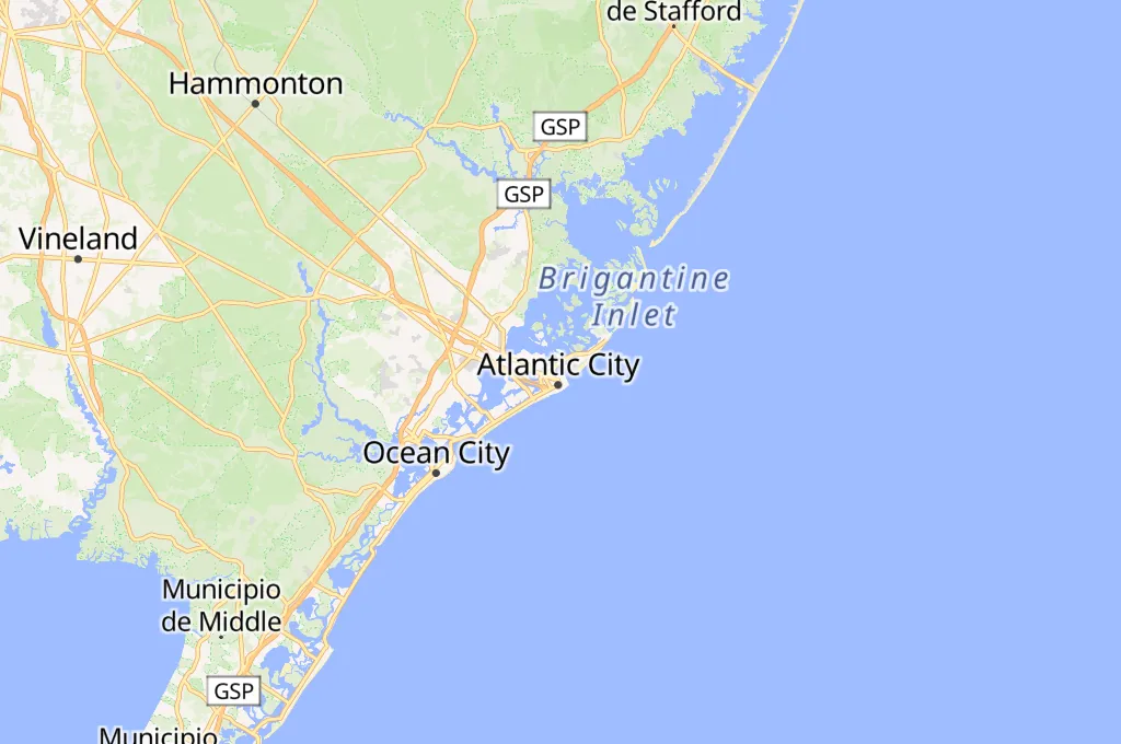 Acuario de Atlantic City Area Map Acuario de Atlantic City Area Map