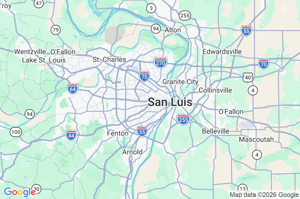 Zoológico de Saint Louis Area Map Zoológico de Saint Louis Area Map