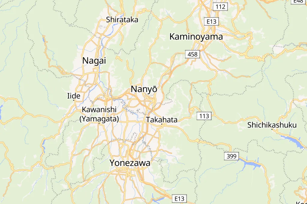 Kunugizuka Area Map Kunugizuka Area Map