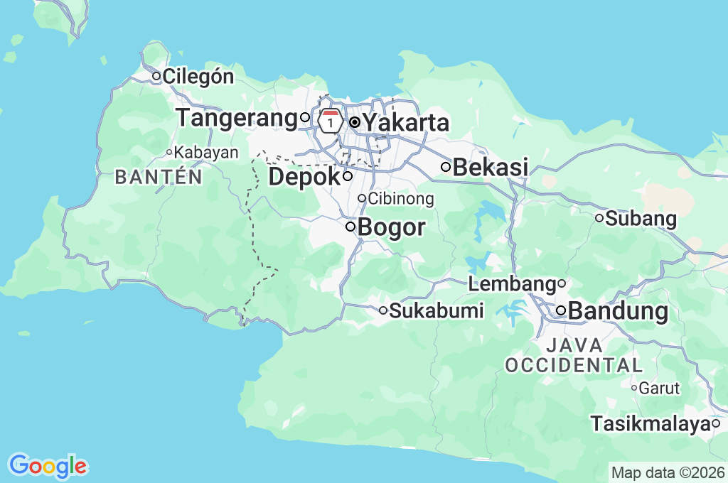 Simpang Gadog Area Map