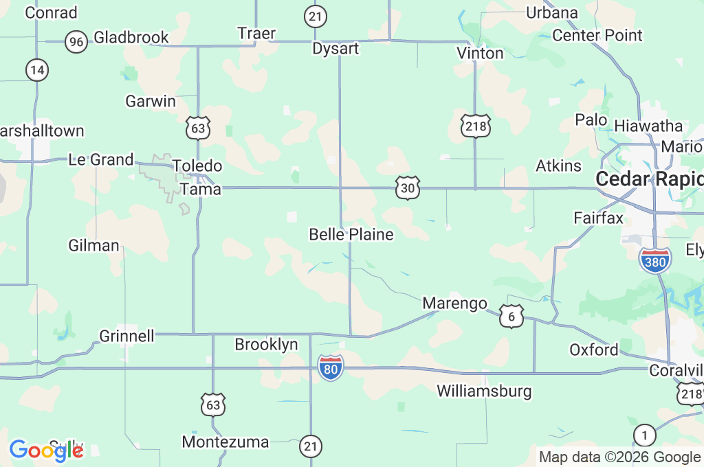 Belle Plaine Area Map Belle Plaine Area Map