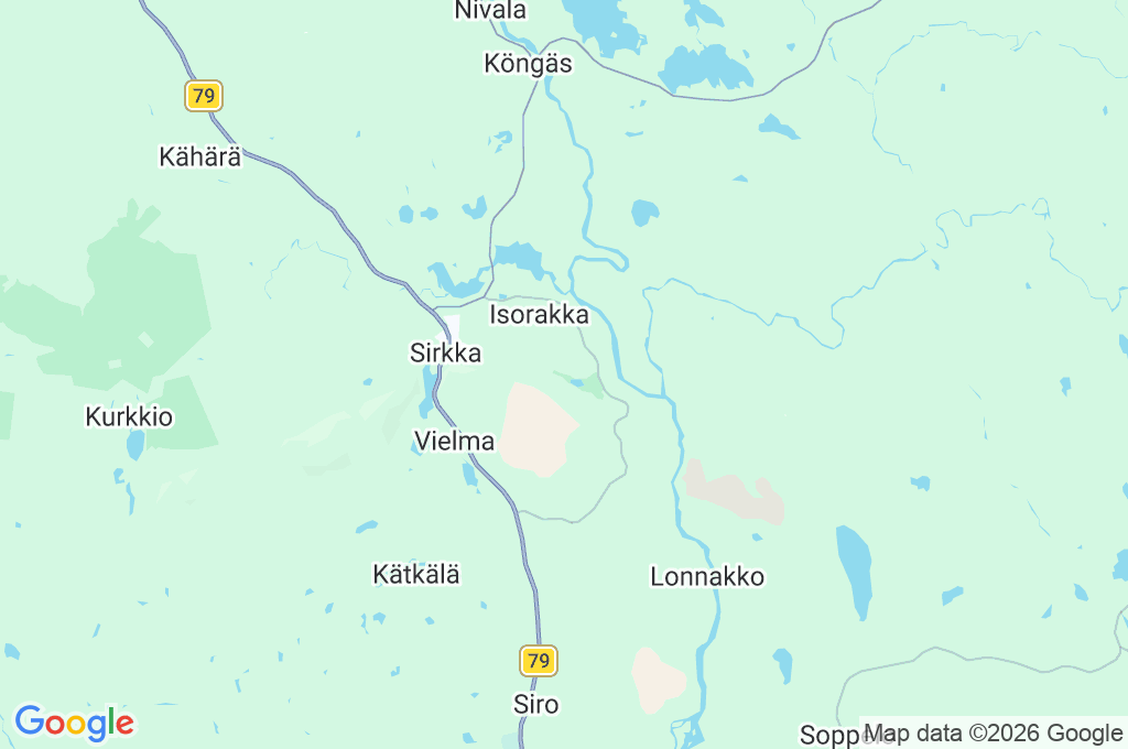 Levi Golf & Country Club Area Map Levi Golf & Country Club Area Map