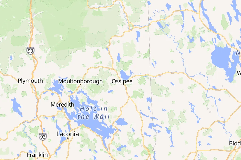 Winnisquam Marine Area Map
