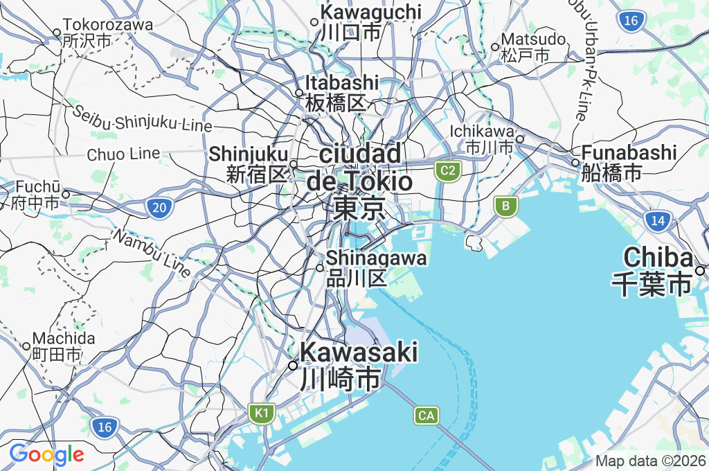 Odaiba Area Map