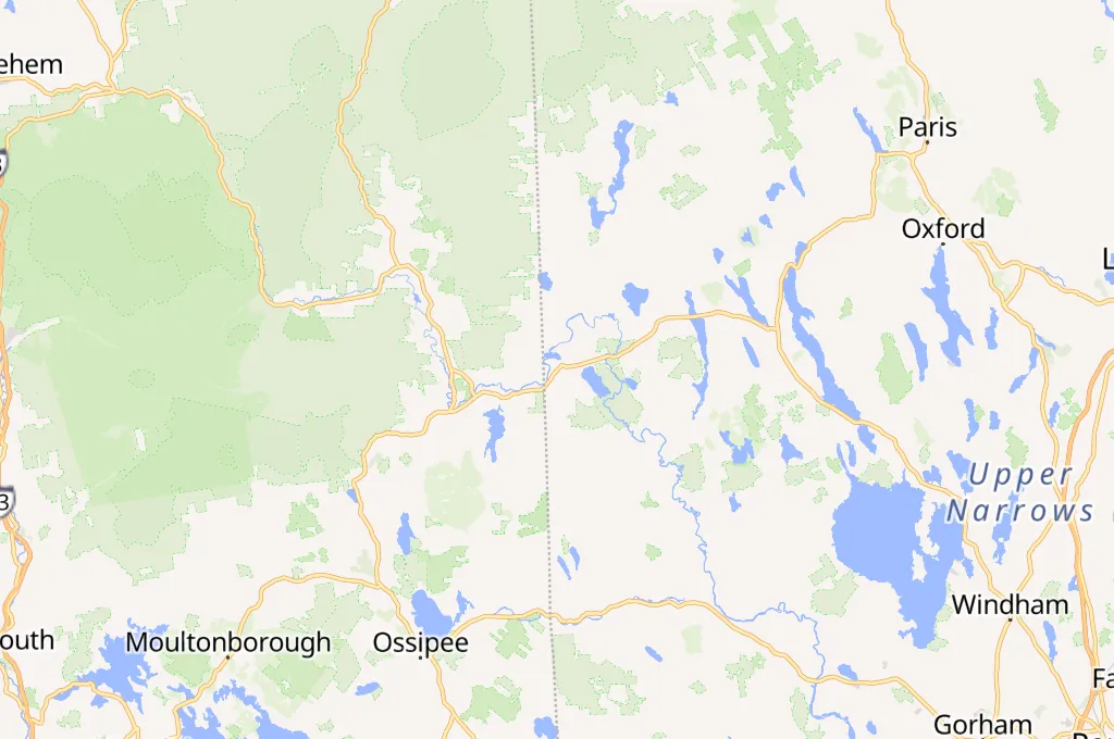 Fryeburg Area Map
