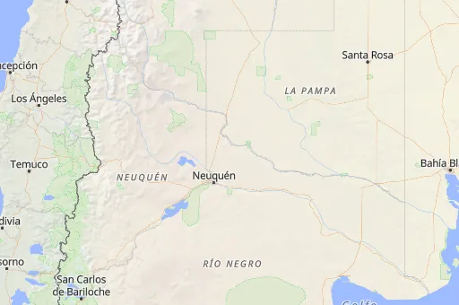 Map of General Roca