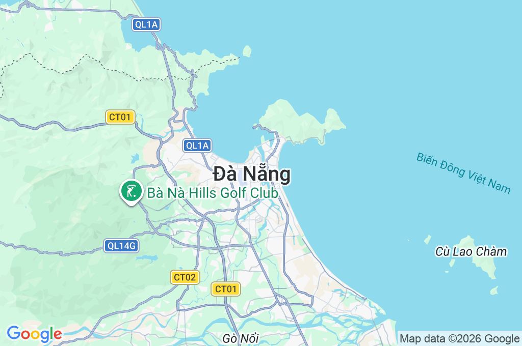 Da Nang Area Map